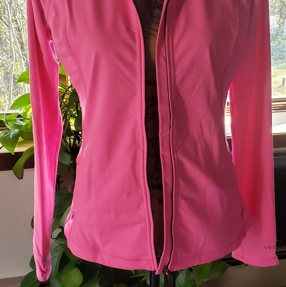 Made Sexy by Victoria's Secret Active Jacket Hot Pink Size XS